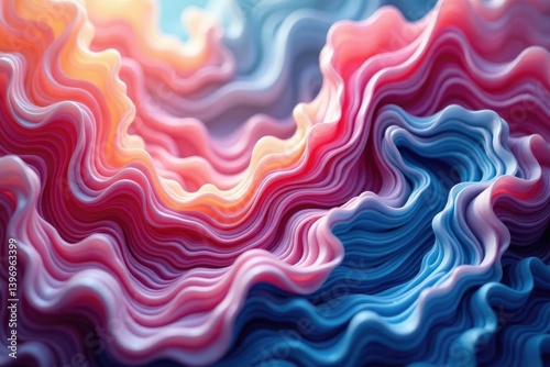Subtle, organic swirls create a flowing, ethereal pattern , shade, flow, simple