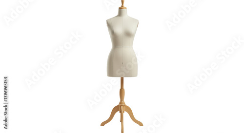 Wallpaper Mural Isolated Beige Mannequin on White Background Torontodigital.ca