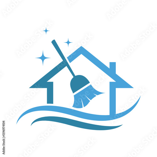 Cleaning service logo design