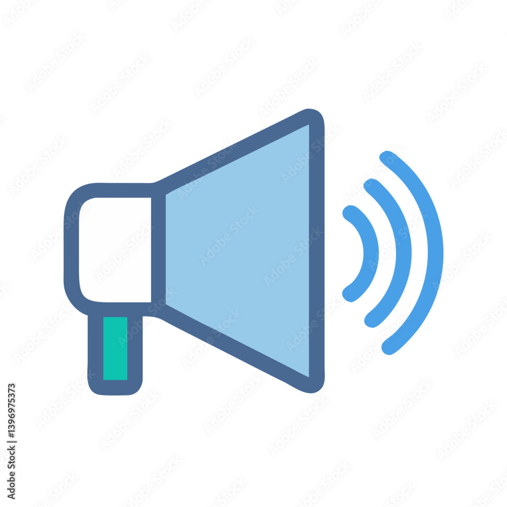 Loudspeaker Symbol for Public Audio Icon Design Loudspeaker Symbol for Public Audio Icon Design