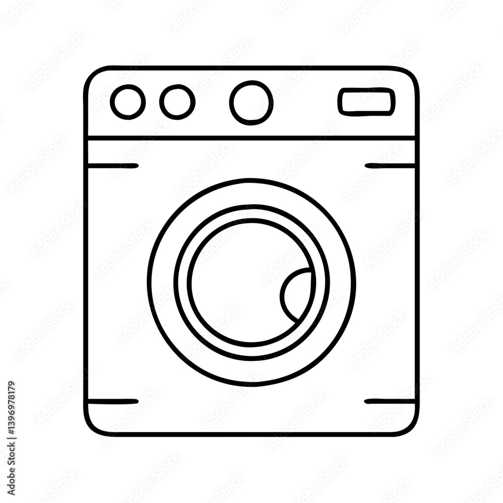 washingmachine icon, washingmachine line art - simple line art of washingmachine, perfect for washingmachine logos and icons washingmachine icon, washingmachine line art - simple line art of washingmachine, perfect for washingmachine logos and icons