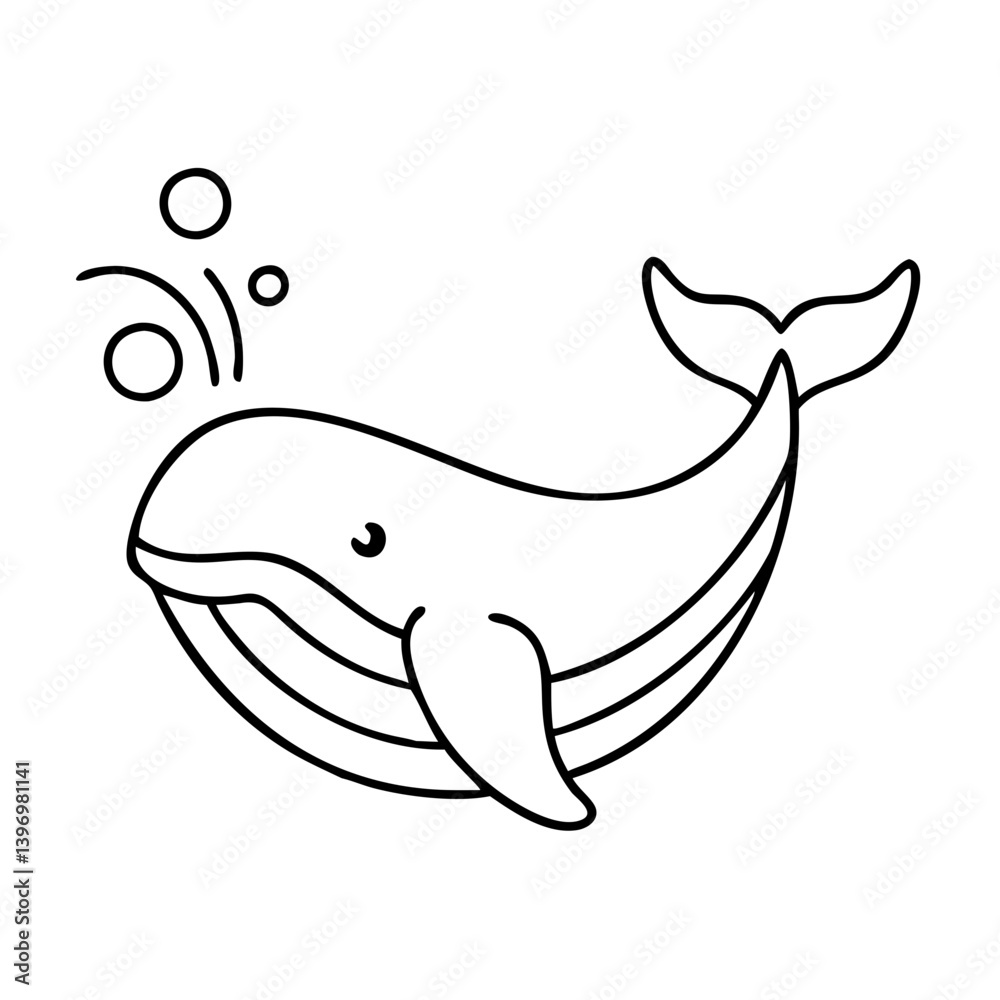 whale icon, whale line art - simple line art of whale, perfect for whale logos and icons whale icon, whale line art - simple line art of whale, perfect for whale logos and icons