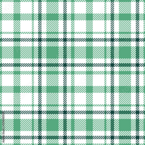Bright white and Muted tea Seamless Tartan Textile Design