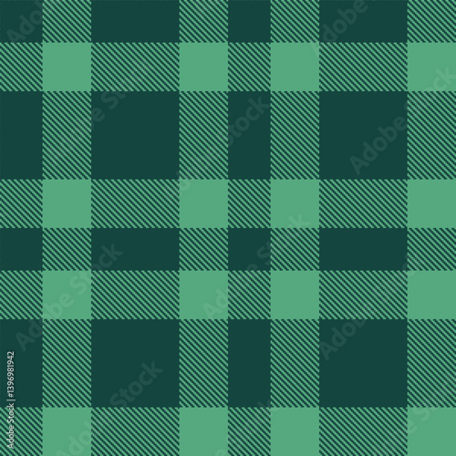 Vintage dark teal and Light tea Seamless Tartan Textile Design