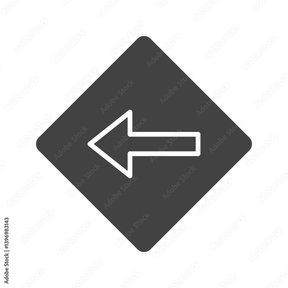 Left Arrow icon vector image. Suitable for mobile apps, web apps and print media. Left Arrow icon vector image. Suitable for mobile apps, web apps and print media.
