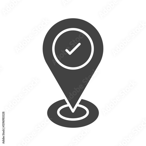 Marked icon vector image. Suitable for mobile apps, web apps and print media.