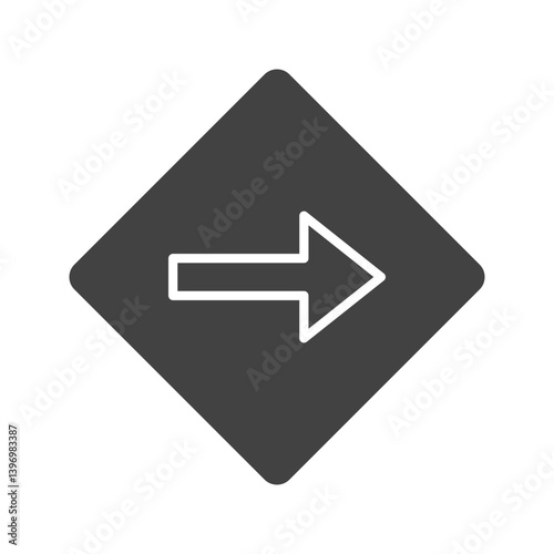Free Download Right Arrow icon vector image. Suitable for mobile apps, web apps and print media. - GFXLoad