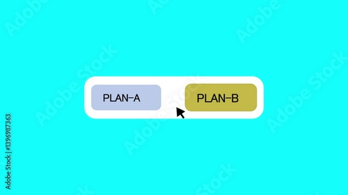 A digital cursor hovers over a button on a Green background animation