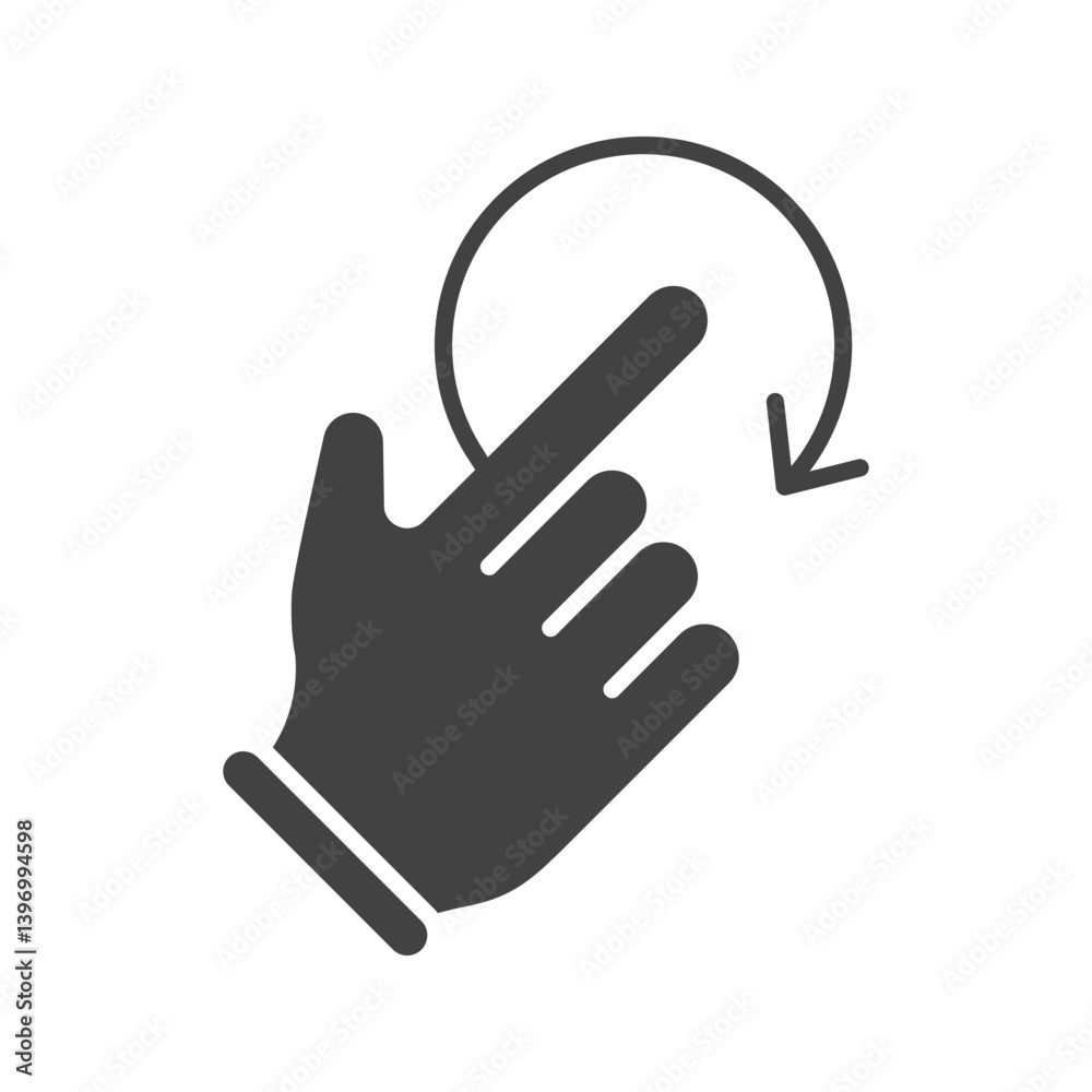 Rotate icon vector image. Suitable for mobile apps, web apps and print media. Rotate icon vector image. Suitable for mobile apps, web apps and print media.