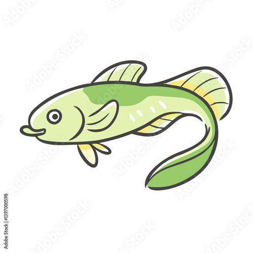 siamese algae eater fish icon, siamese algae eater fish vector illustration-simple illustration of siamese algae eater fish, perfect for siamese algae eater fish logos and icons