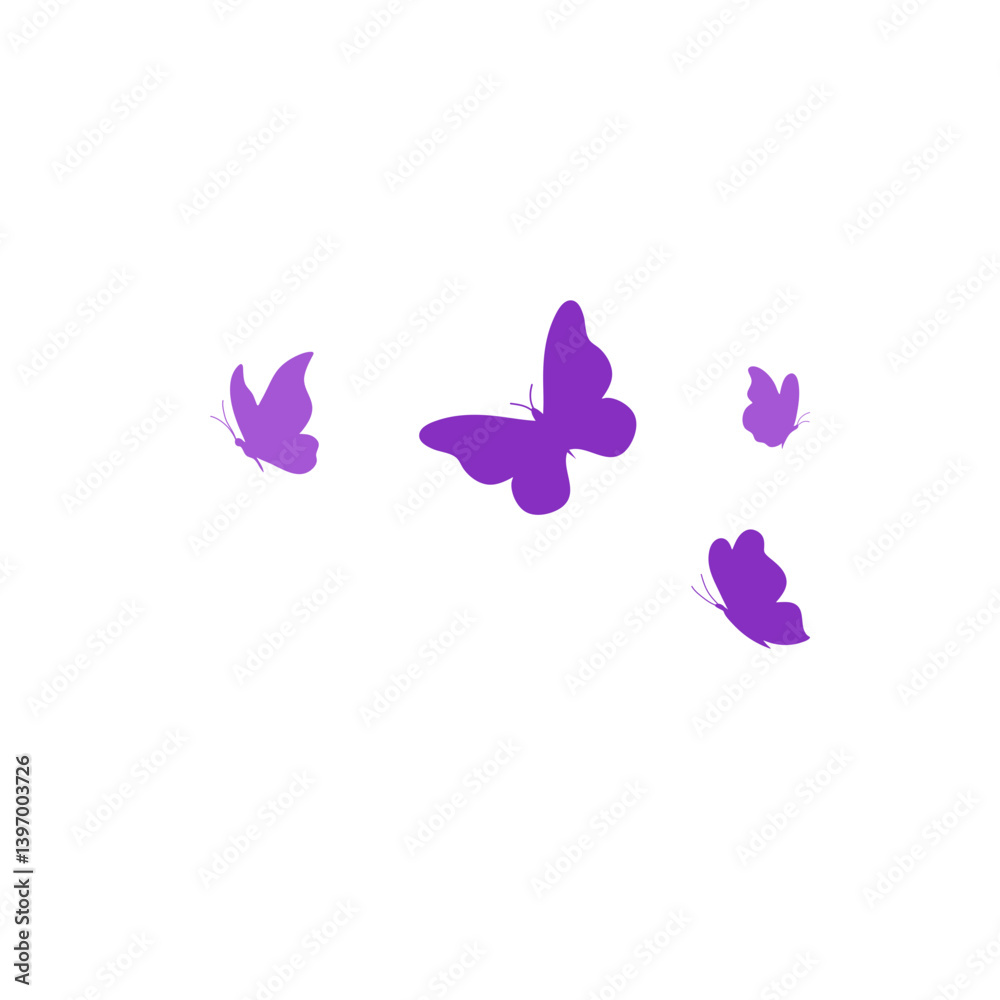 World lupus day awareness Month with purple butterflies World lupus day awareness Month with purple butterflies