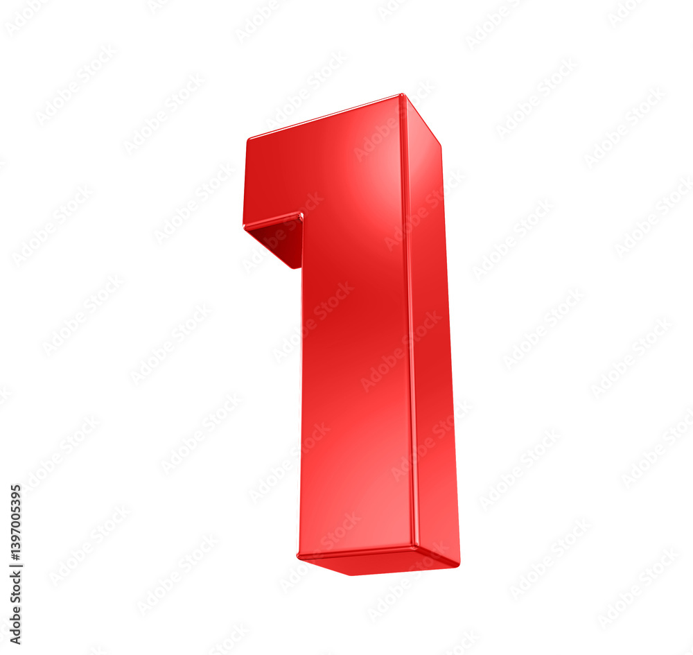 Red Number 1 Red Number 1