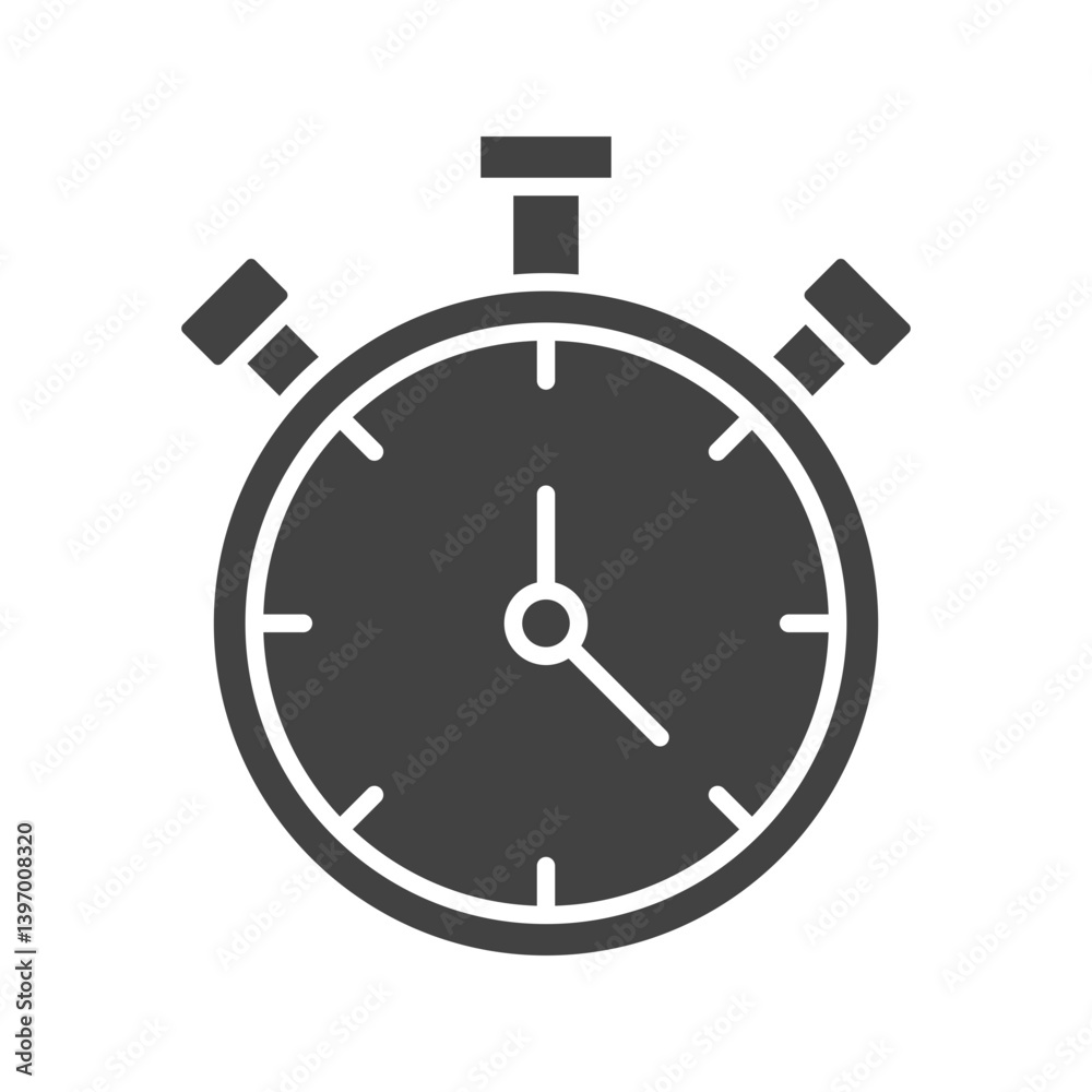 Timer icon vector image. Suitable for mobile apps, web apps and print media. Timer icon vector image. Suitable for mobile apps, web apps and print media.