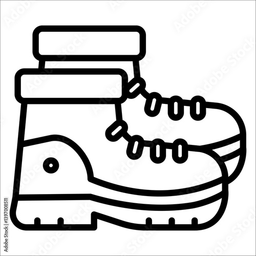 Boots Simple Vector Icon Collection
