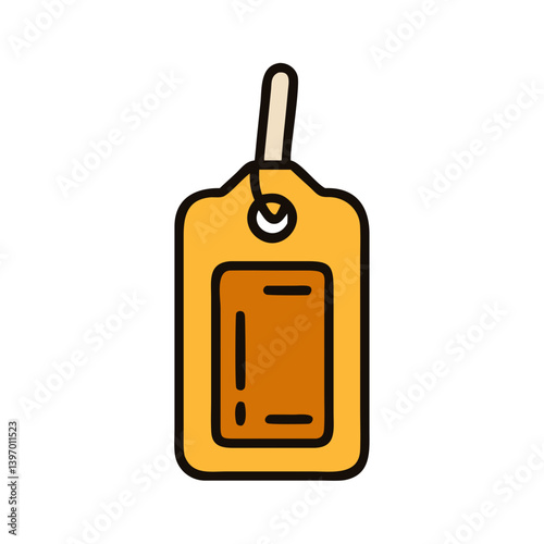 Luggage Tag for Travel Baggage Icon Design