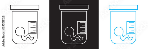 Laboratory icon .Design for decoration, sticker, icon, etc. Vector illustration. isolated on white and black background. EPS 10