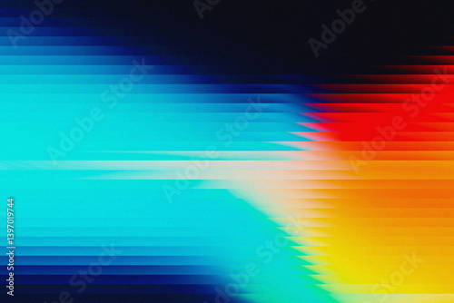Horizontal Slatted Glass Background