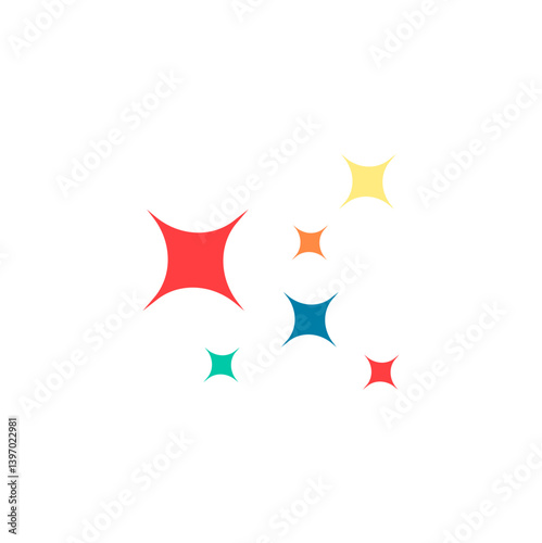 World autism awareness day with stars decoration