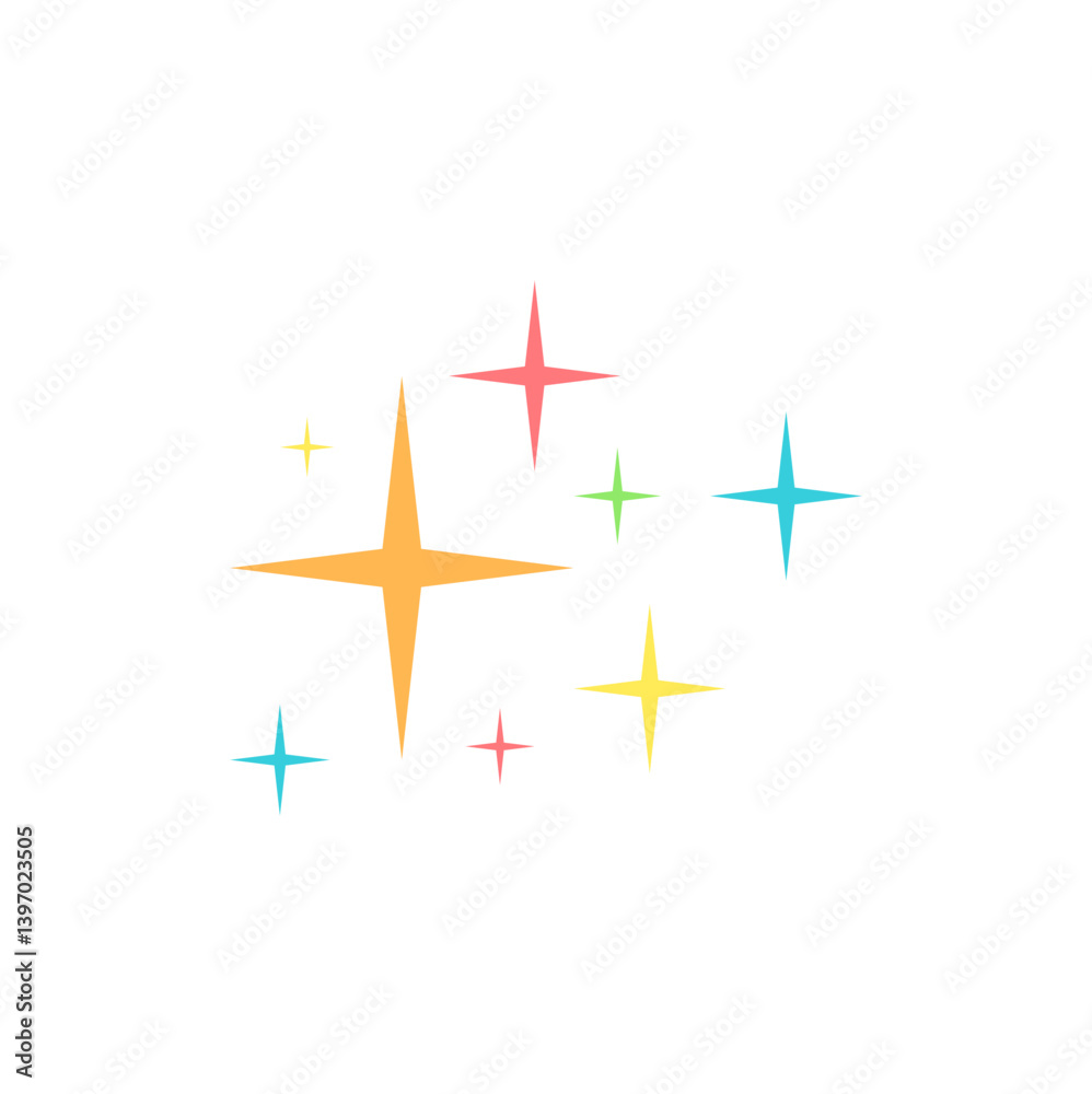 World autism awareness day with stars decoration World autism awareness day with stars decoration