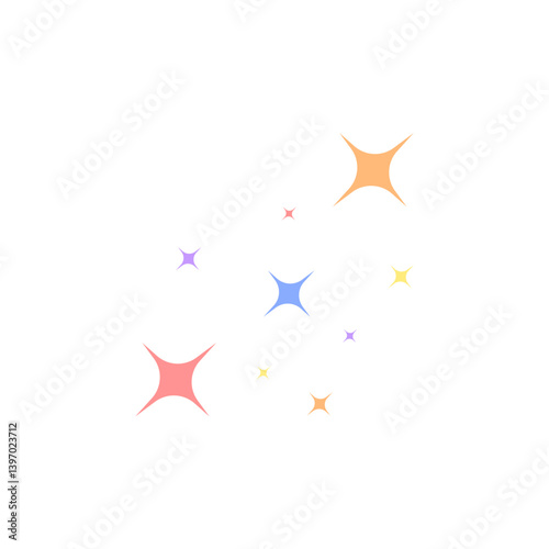 World autism awareness day with stars decoration