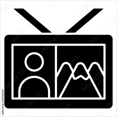 Ski Pass Simple Vector Icon Collection