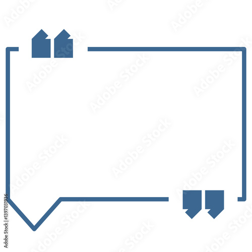 Speech Bubble Quote