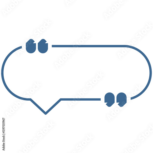 Speech Bubble Quote