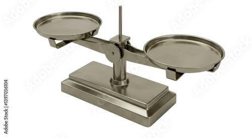 Obraz na plátně Isolated Balance Scale