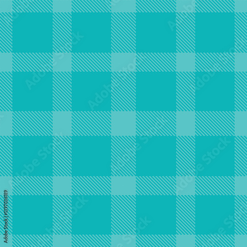 Elegant Neon turquoise blue & Fire Red Seamless Tartan Textile Design
