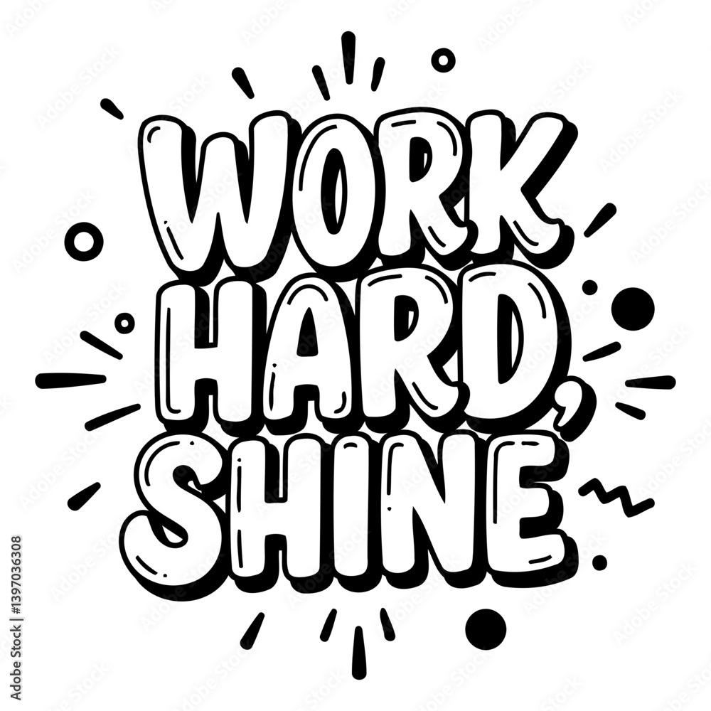 Fototapeta premium Motivational quote graphic for marketing
