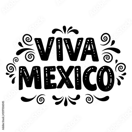 Viva Mexico graphic, perfect for marketing