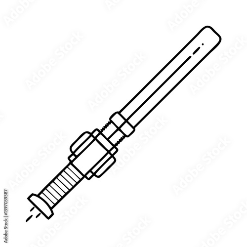 light saber icon, light saber vector illustration-simple illustration of light saber, perfect for light saber logos and icons