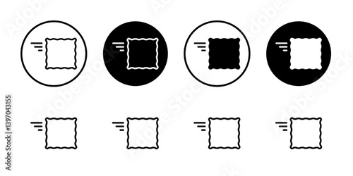 Cleaning cloth icon Flat fill set collection
