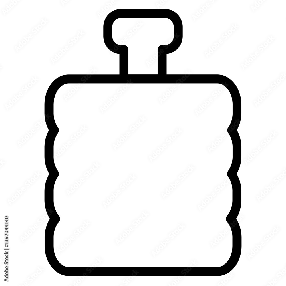Fototapeta premium Drink Food Bottle Line Icon