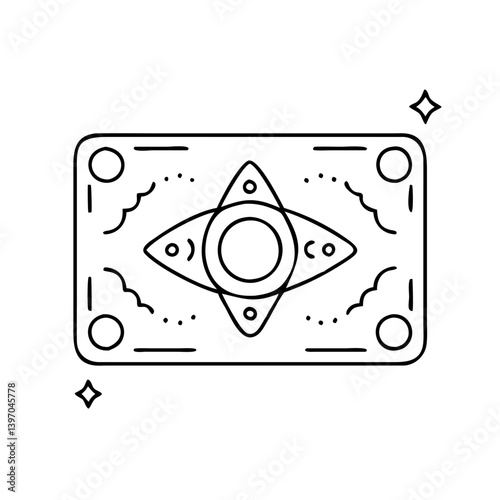 ouija board icon, ouija board vector illustration-simple illustration of ouija board, perfect for ouija board logos and icons