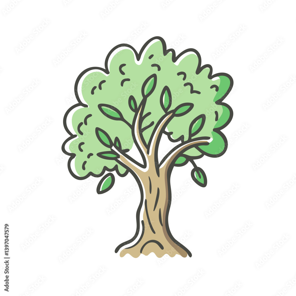 olive tree icon, olive tree vector illustration-simple illustration of olive tree, perfect for olive tree logos and icons olive tree icon, olive tree vector illustration-simple illustration of olive tree, perfect for olive tree logos and icons