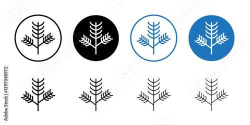 Pillow icon Flat fill set collection