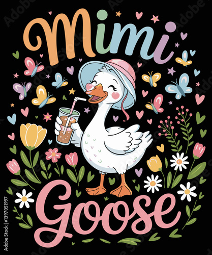 Mother's Day Floral Silly Goose