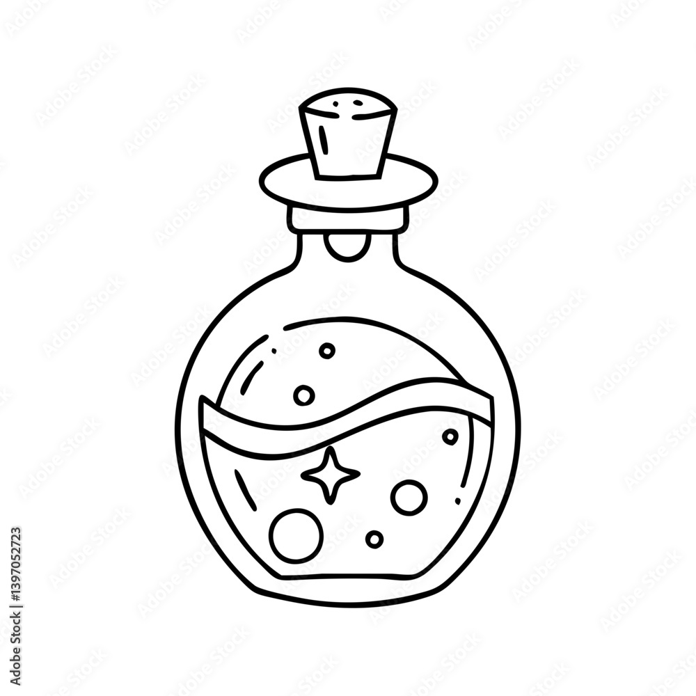 potion bottle icon, potion bottle vector illustration-simple illustration of potion bottle, perfect for potion bottle logos and icons potion bottle icon, potion bottle vector illustration-simple illustration of potion bottle, perfect for potion bottle logos and icons