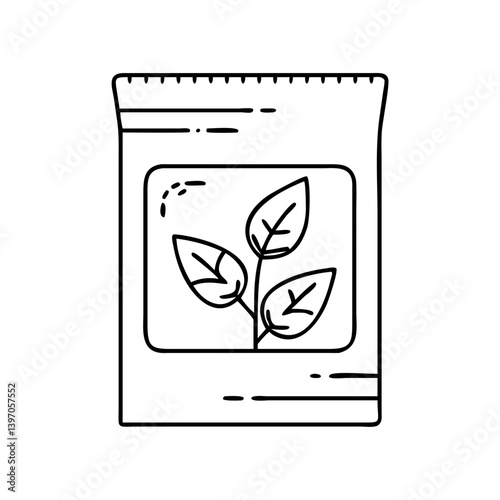 seed packet icon, seed packet vector illustration-simple illustration of seed packet, perfect for seed packet logos and icons