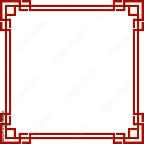 Chinese Frame Border Decoration