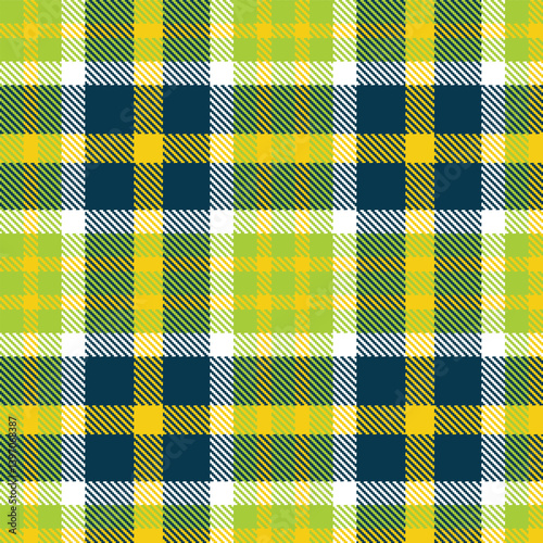 Plaid pattern seamless. Dusty snot green & Classic golden yellow Tartan Textile Design. 