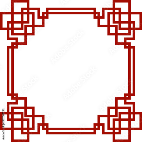 Chinese Frame Border Decoration