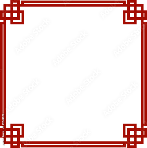Chinese Frame Border Decoration