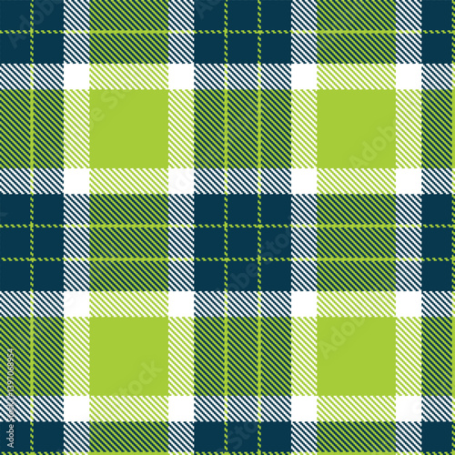 Plaid pattern seamless. Cool dark blue grey & Smoky snot green Tartan Textile Design. 