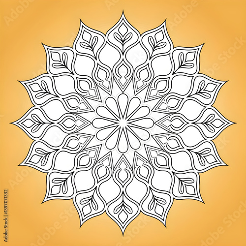 Nice colourful mandala design