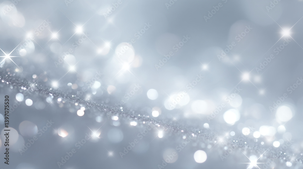 Silver glitter sparkles background texture for christmas and new year celebration design element Silver glitter sparkles background texture for christmas and new year celebration design element