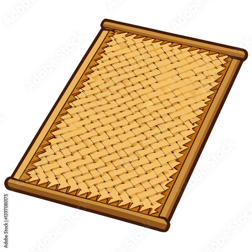 A yellow mat featuring raised spikes, designed for exercise or sensory stimulation.