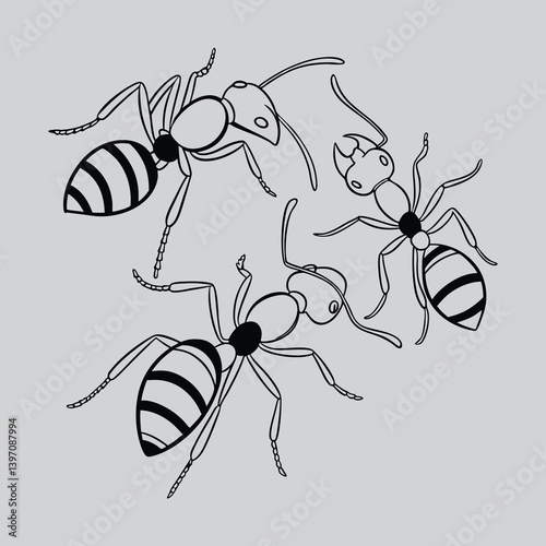 Ant group meeting work Vector design 10247.eps