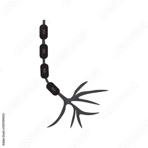 schwann cell glyph icon